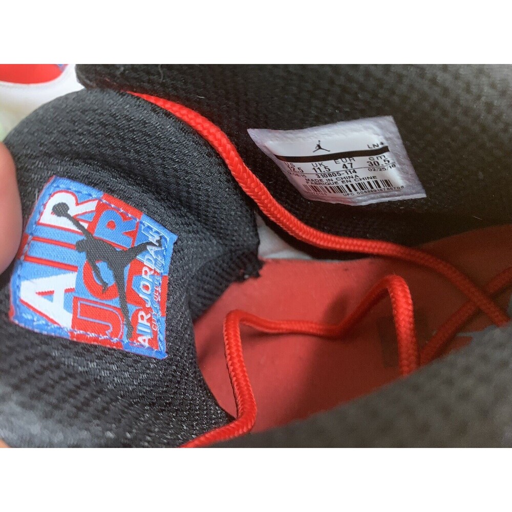 Nike Air Jordan 10 X Retro Chicago Flag Size 12.5. 310805-114 2016 - Picture 8 of 11